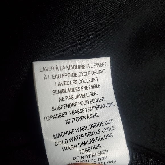 REITMANS Square Neck Sleeveless Sheath Black Dress Metal Eyelet Front Slit - Picture 14 of 14